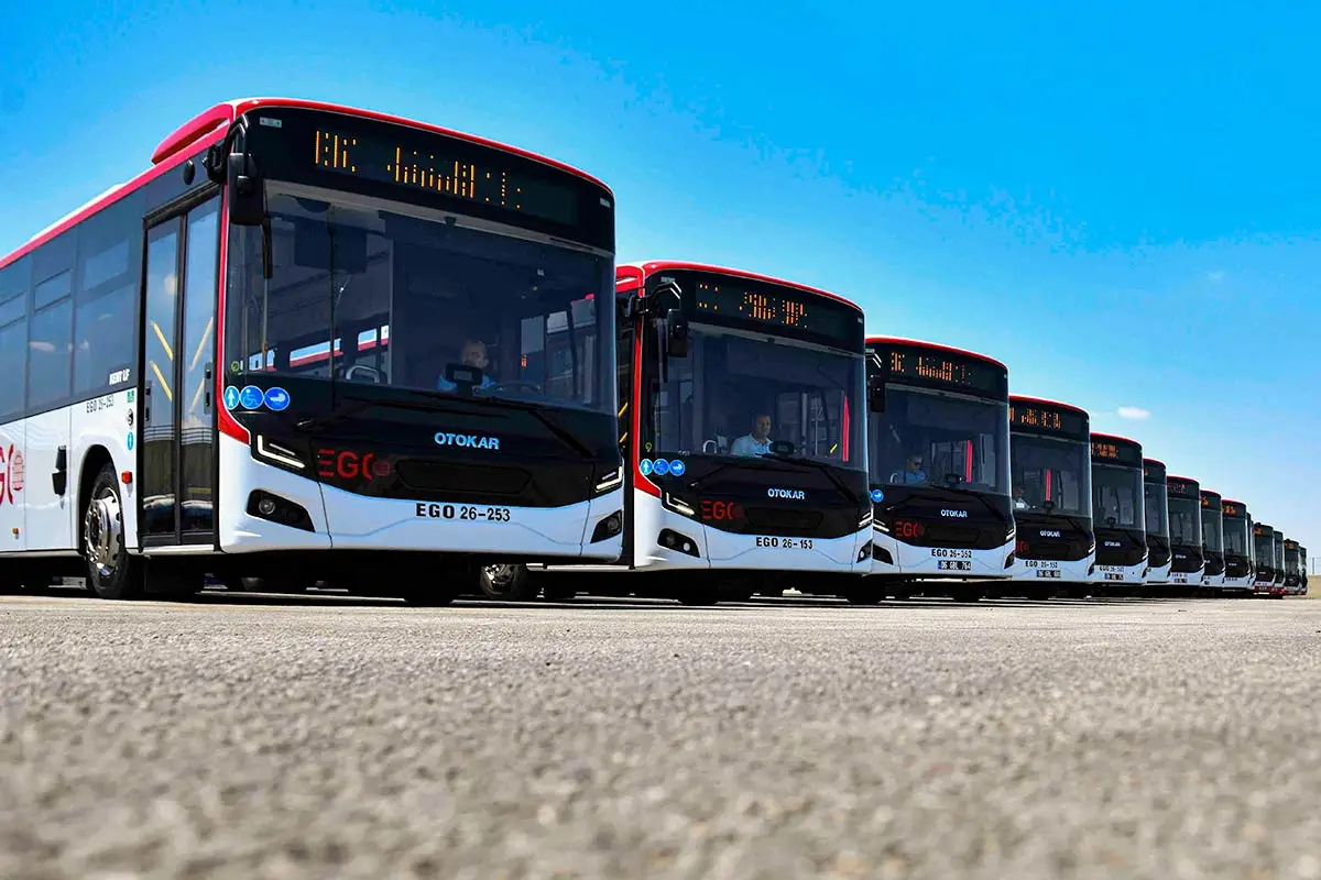Ankara’da EGO otobüs filosu 1999 araca yükseldi