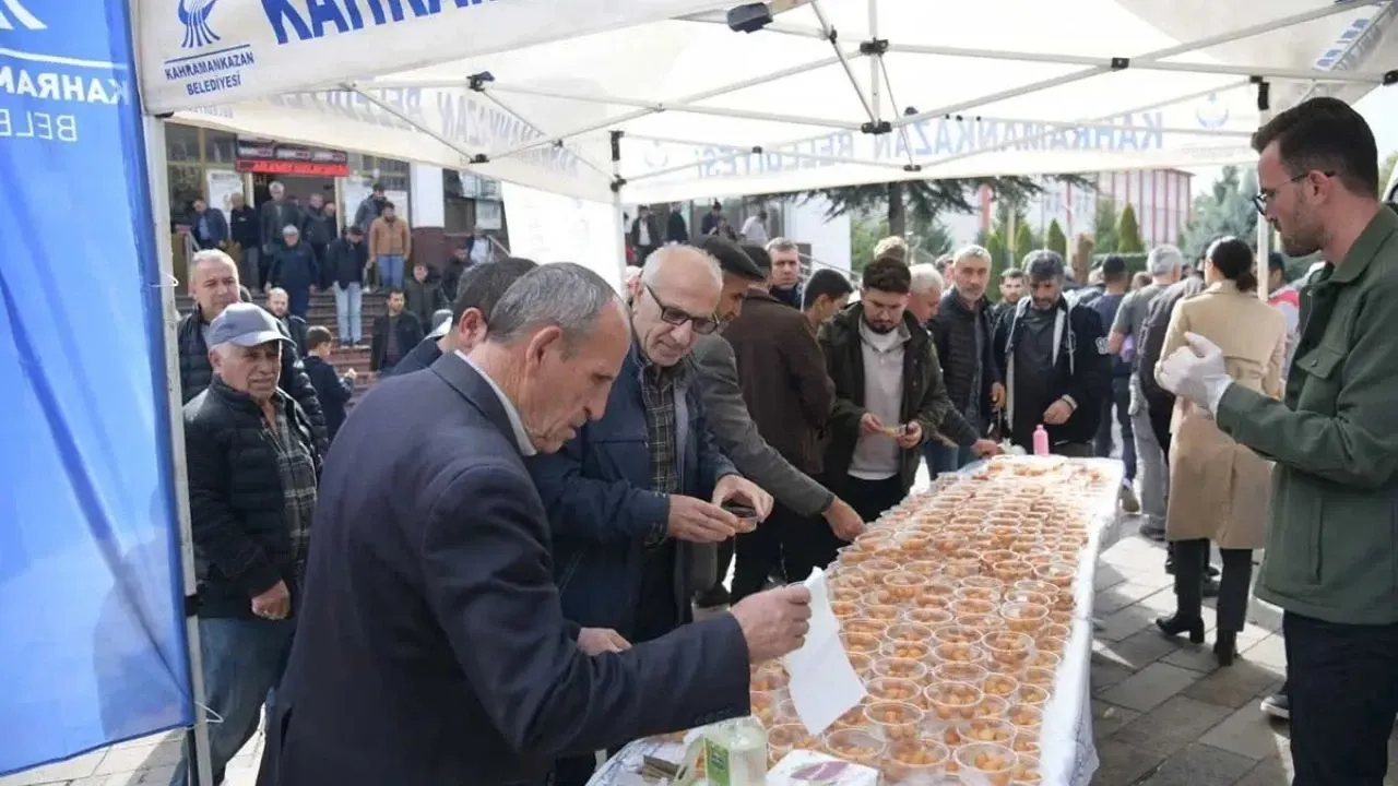 Ankara Kahramankazan’da şehitler için lokma hayrı!