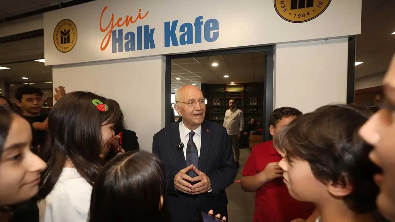 Yenimahalle'de Halk Kafe açıldı