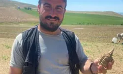 Polatlı’da tarlada 104 yıllık el bombası bulundu