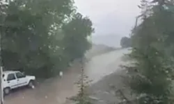 Kahramankazan'da etkili olan dolu günlük yaşamı etkiledi