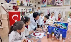 Polatlı’da geri dönüşüm: Atıklar sınıfta oyuncağa dönüştü