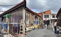 Güdül Çarşısında Cephe İyileştirme Çalışmaları Devam Ediyor