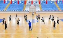 Altındağ’da kadın voleybol turnuvası Karapürçek’te başladı