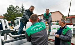 Ankara’da Yerel Üreticiye Sıvı Gübre Desteği