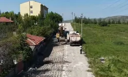 Çubuk'ta asfalt çalışmaları hız kazandı