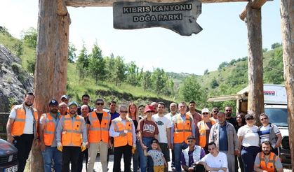 Kıbrıs Kanyonu’nda Çevre Temizliği Yapıldı