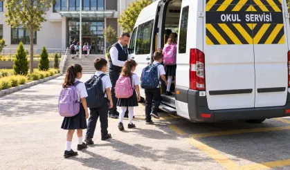 Keçiören'de ailelere okul servisi desteği