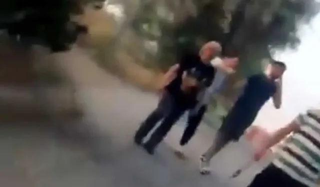Yenimahalle'deki parkta baltalı tehdit