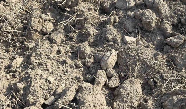 Haymana’da tarihi el bombası bulundu