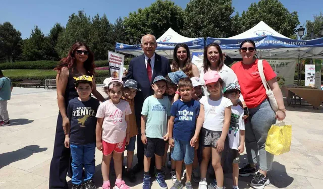 Yenimahalle’de çocuklar çevre şenliğinde buluştu