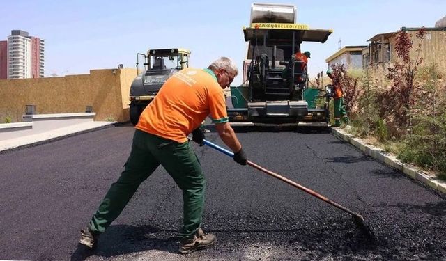 Çankaya'da Asfalt Çalışmaları Sürüyor: 7 Mahalleye Asfalt Atıldı