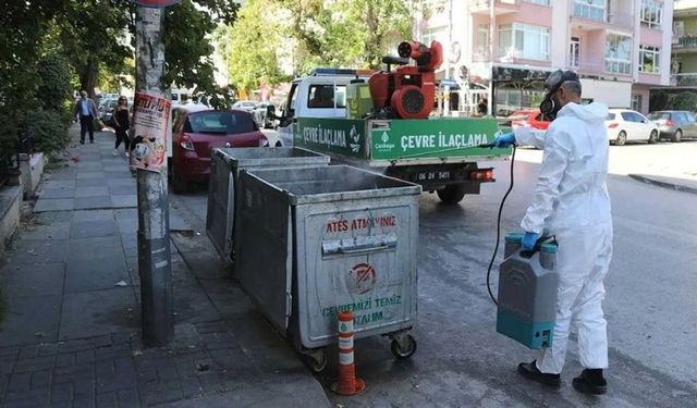 Çankaya'da İlaçlama Çalışmaları Devam Ediyor