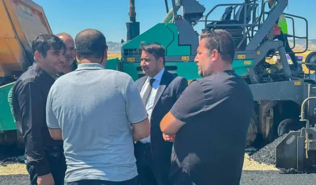 Kahramankazan'da asfalt çalışmaları sürüyor