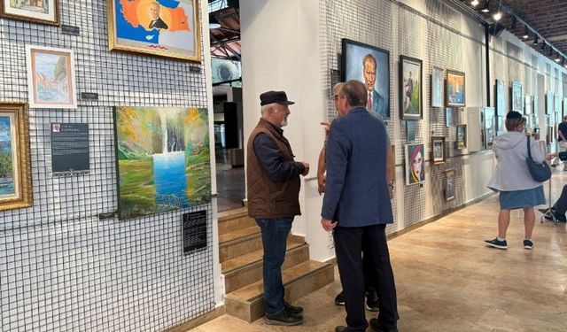 Ankara’da Emekli Askerlerden Resim Sergisi