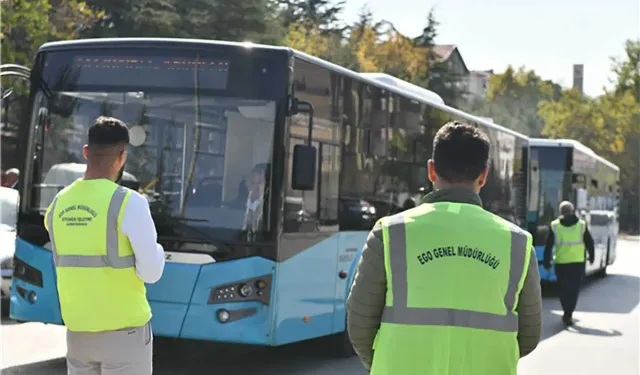 Ankara’da Özel Halk Otobüslerine denetim başladı