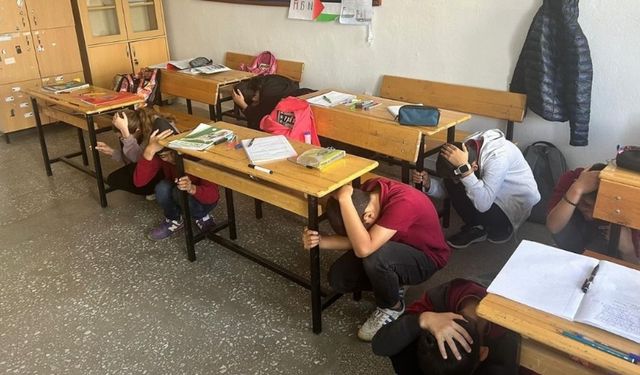Güdül’de Okullarda Afet Tatbikatı
