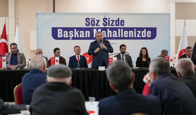 Keçiören' de başkanla mahalleler buluşmaya devam ediyor