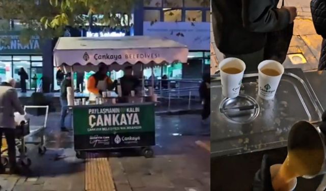 Çankaya Belediyesi’nden Ücretsiz Sabah Çorbası