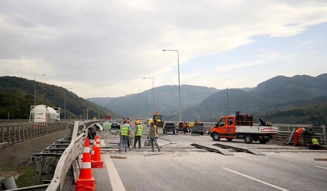 Ankara-Samsun Yolunda Sol Şerit 2 Ay Kapalı Kalacak