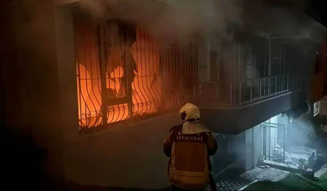 Çankaya'da bir kadın evini ateşe verdi daha sonra izledi!