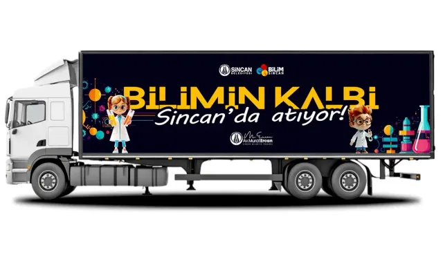 Sincan Bilim Tırı Kent Meydanı’nda