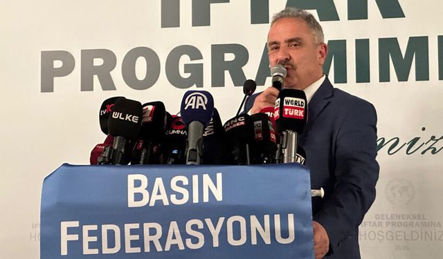 TÜBAF iftarında Basın Mensupları ve Siyasiler Buluştu