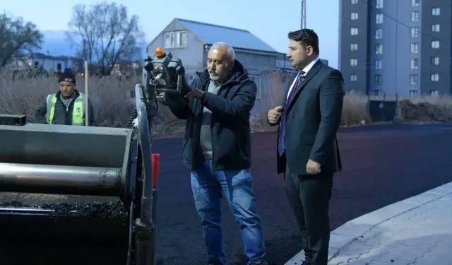 Kahramankazan'da okul çevreleri asfaltlanıyor