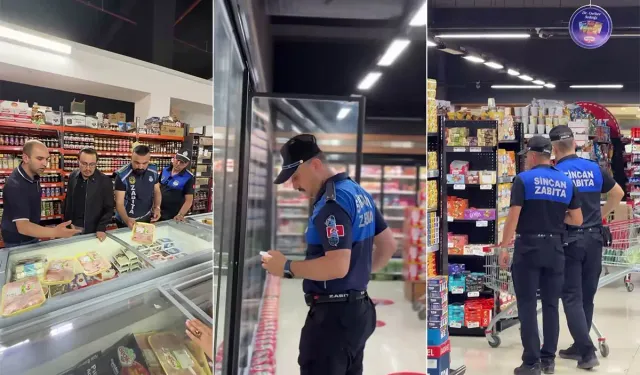 Sincan’da market ve fırınlara hijyen ve etiket denetimi