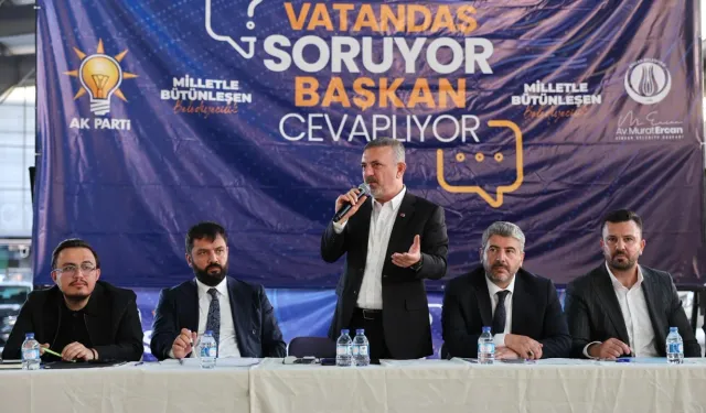 Sincan Belediye Başkanı Murat Ercan mahalle sakinlerini dinledi