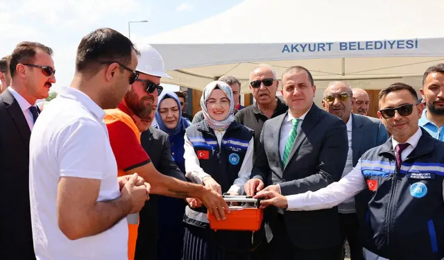 Akyurt’ta etüt merkezi ve otopark için temel atıldı