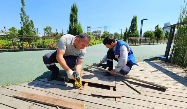 Altındağ'da parklar yenileniyor