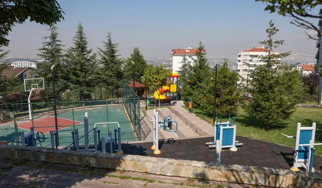Çankaya'da parklar yenileniyor