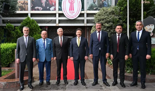 Mansur Yavaş'tan Mehmet Yiğiner'e Hayırlı Olsun Ziyareti