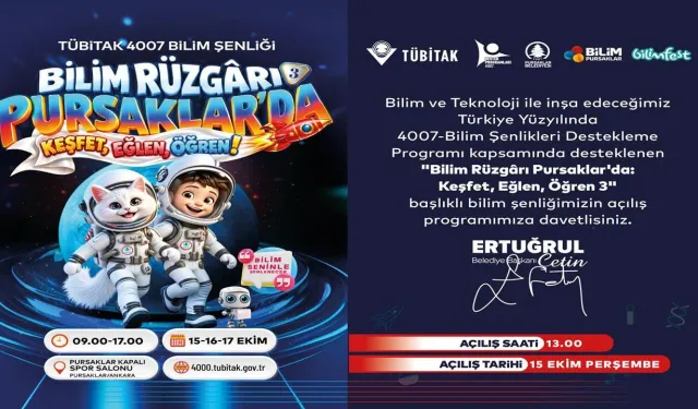 Pursaklar’da ''TÜBİTAK 4007 Bilim Şenliği'' başladı