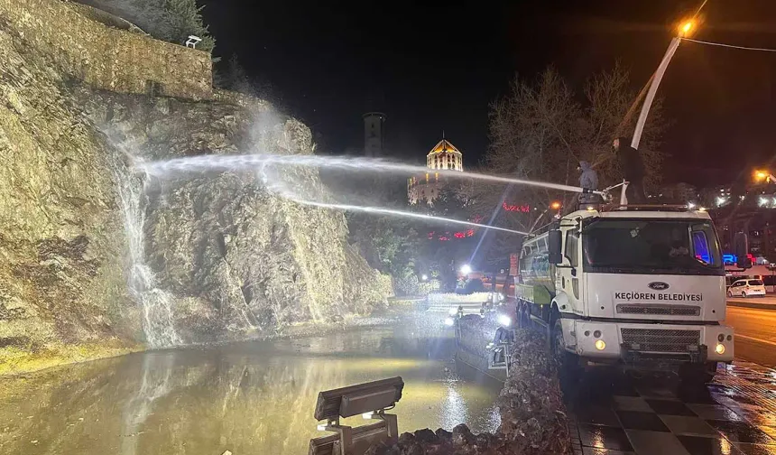 Keçiören Şelalesi yaza hazırlanıyor