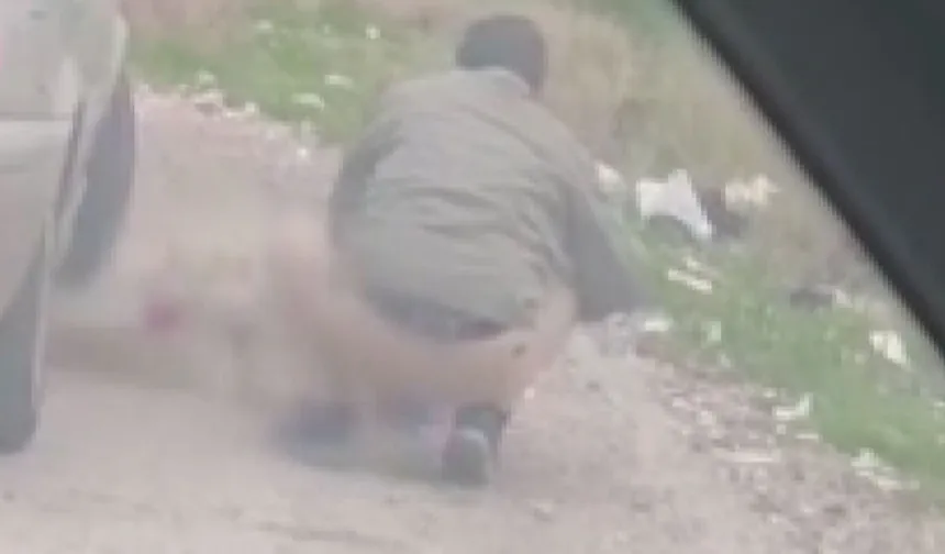 Keçiören'de boş şişelere alkol dolduran şahıslar kamerada