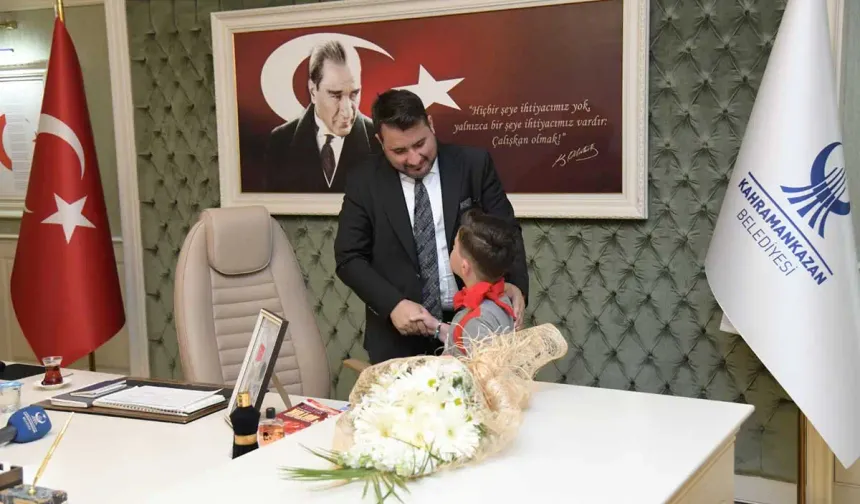 Kahramankazan Belediyesinde 23 Nisan devri
