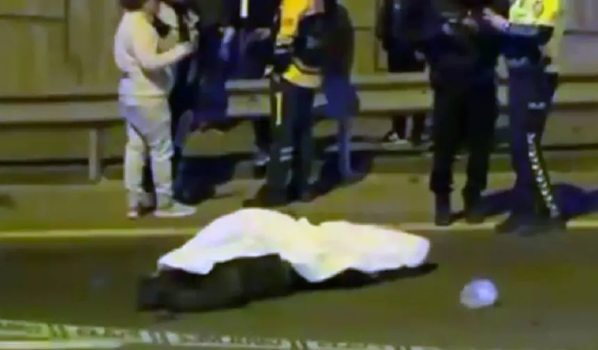 Çankaya'da motosiklet kazası:1 ölü