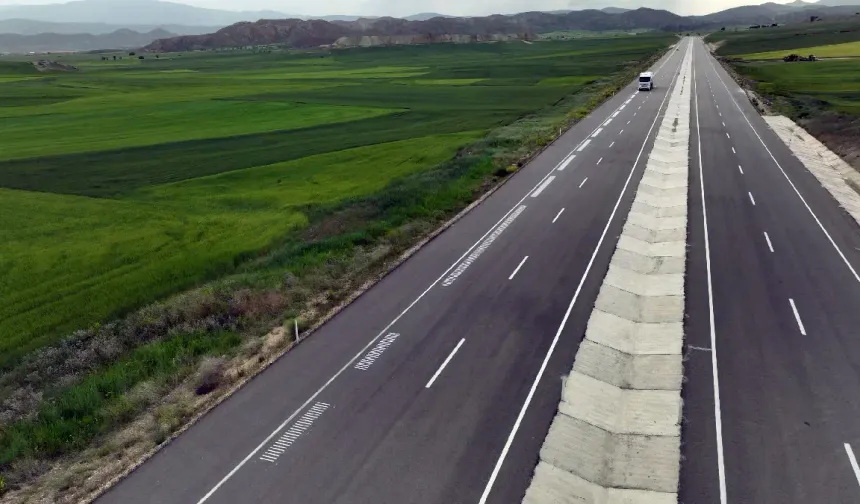Ankara Nallıhan'da melodili yol uygulaması