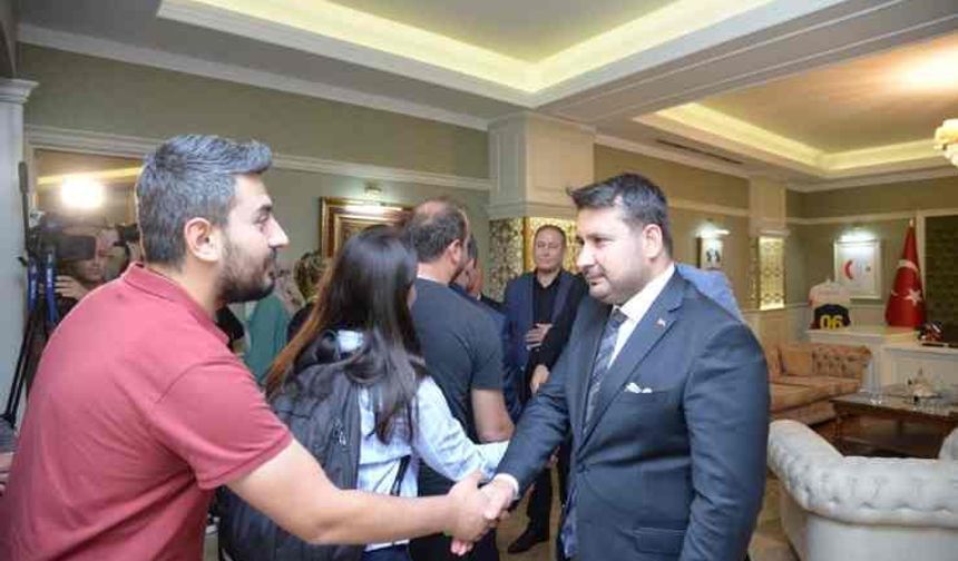 Kahramankazan Belediyesi’nde bayramlaşma töreni yapıldı