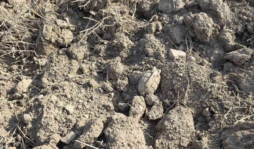 Haymana’da tarihi el bombası bulundu