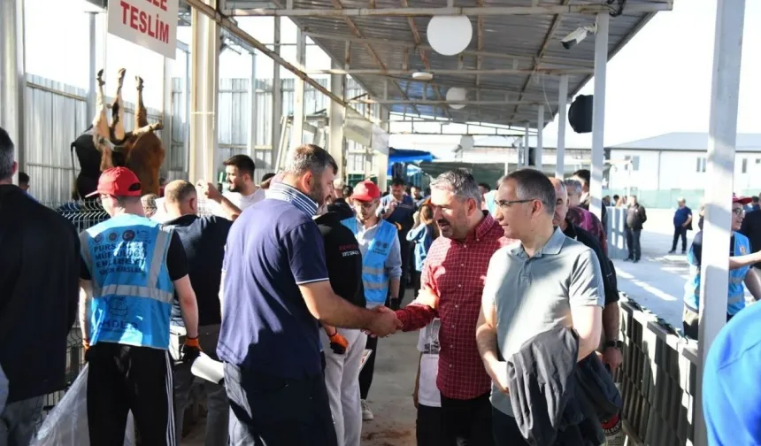 Pursaklar Belediyesi, kurban kesiminde örnek oldu