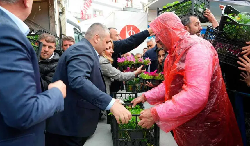 Keçiören Belediyesinden üreticiye 61 bin fide desteği!