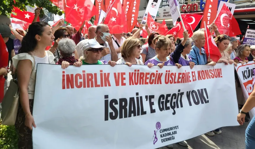 Ankara’da Filistin ve İran’la dayanışma mitingi yapıldı