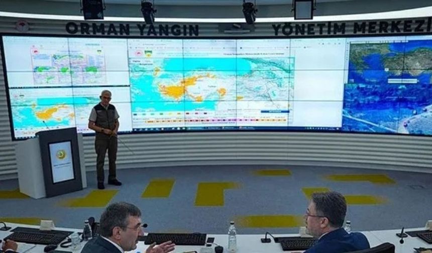 Ankara’da Yangın Koordinasyon Merkezi Toplandı