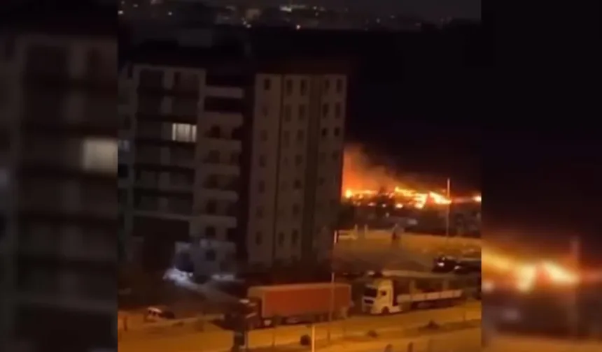 Sincan Saraycık TOKİ’de havai fişek yangına yol açtı