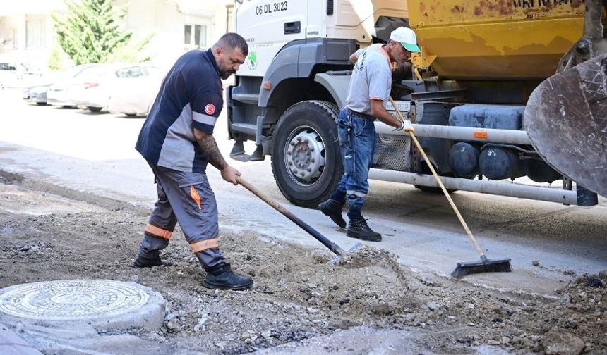 Mamak’ta Yollar Yenileniyor