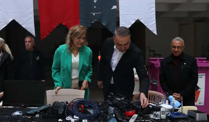 Çankaya Belediyesi çalışanlarından geri dönüşüme destek