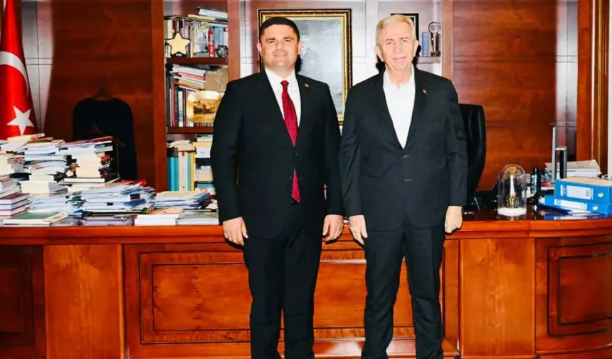 Mustafa Koçak'tan Mansur Yavaş'a ziyaret!